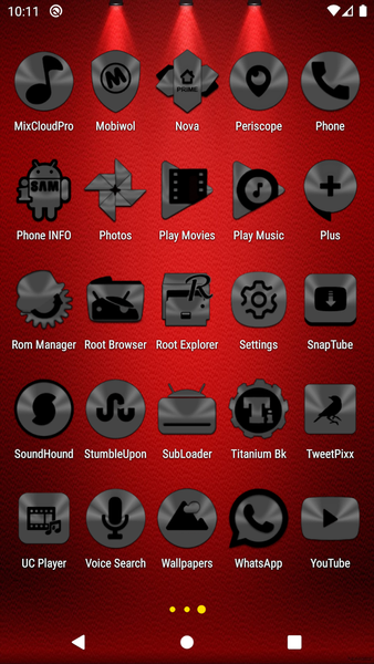 Gray and Black Icon Pack - عکس برنامه موبایلی اندروید