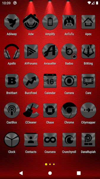 Gray and Black Icon Pack - عکس برنامه موبایلی اندروید