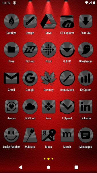 Gray and Black Icon Pack - عکس برنامه موبایلی اندروید