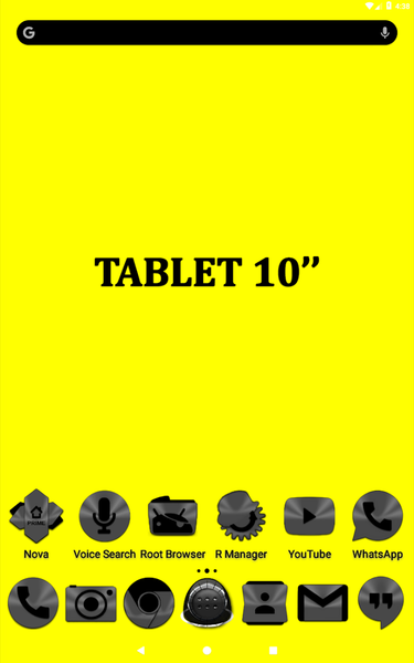 Gray and Black Icon Pack - عکس برنامه موبایلی اندروید