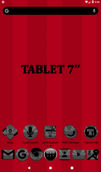 Gray and Black Icon Pack - عکس برنامه موبایلی اندروید