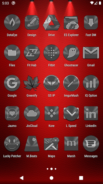 Greyscale Icon Pack - Image screenshot of android app