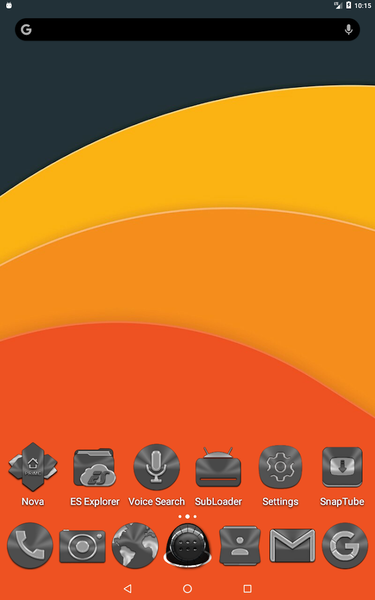 Greyscale Icon Pack - Image screenshot of android app