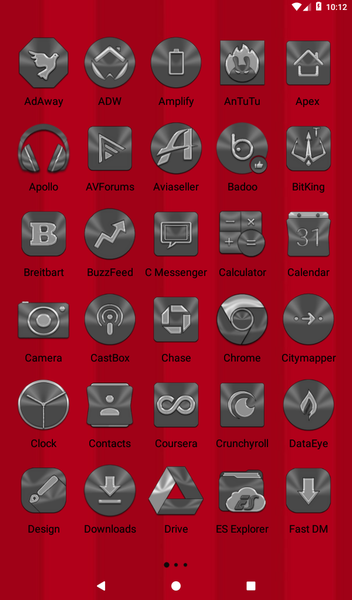 Greyscale Icon Pack - Image screenshot of android app