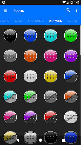 Purple Icon Pack - Image screenshot of android app