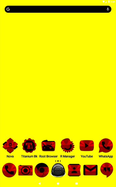 Red and Black Icon Pack - عکس برنامه موبایلی اندروید