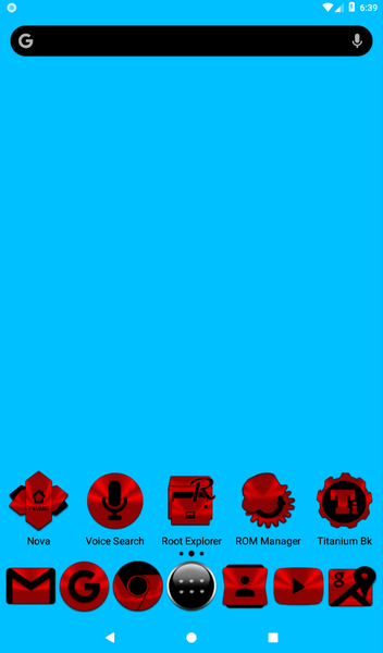 Red and Black Icon Pack - عکس برنامه موبایلی اندروید