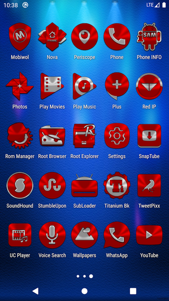 Red Icon Pack - Image screenshot of android app