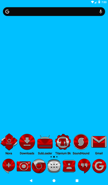 Red Icon Pack - Image screenshot of android app