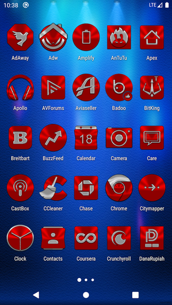 Red Icon Pack - Image screenshot of android app