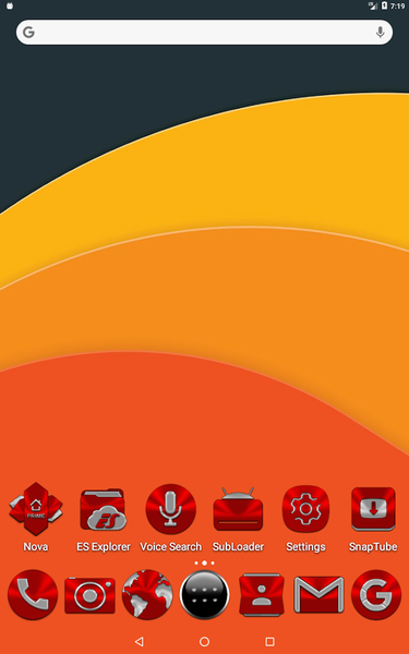 Red Icon Pack - Image screenshot of android app