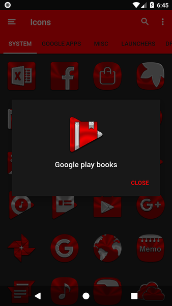 Red Icon Pack - Image screenshot of android app
