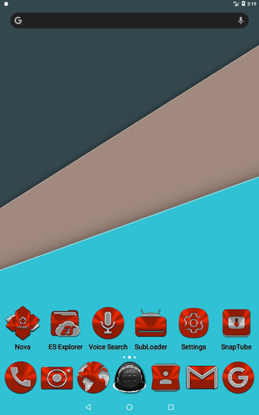 Red Orange Icon Pack - Image screenshot of android app
