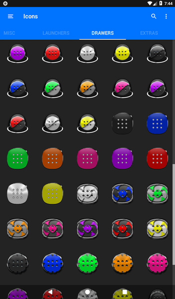 Yellow and Black Icon Pack - عکس برنامه موبایلی اندروید