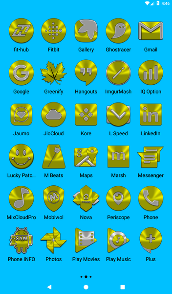 Yellow Icon Pack - Image screenshot of android app