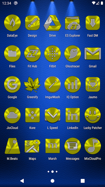 Yellow Icon Pack - Image screenshot of android app