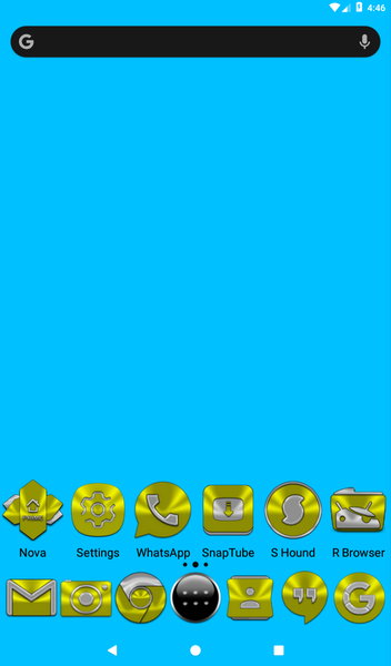 Yellow Icon Pack - Image screenshot of android app