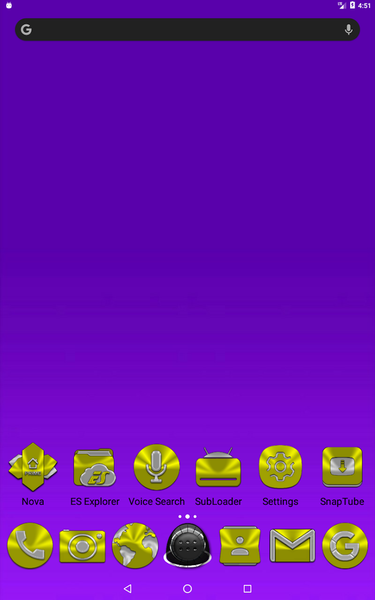 Yellow Icon Pack - Image screenshot of android app