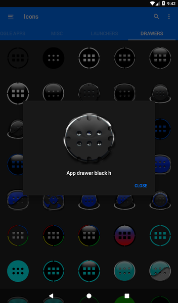 Oreo Silver Icon Pack - Image screenshot of android app