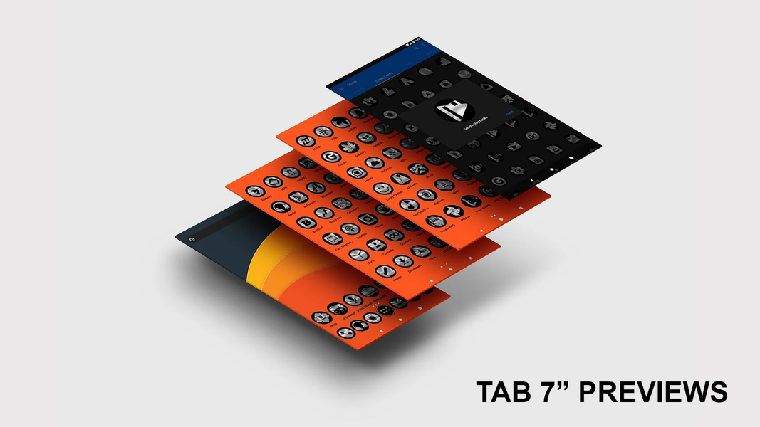 Oreo Silver Icon Pack - Image screenshot of android app