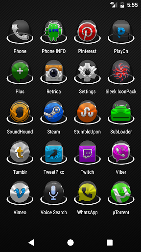 Sleek Icon Pack - Image screenshot of android app