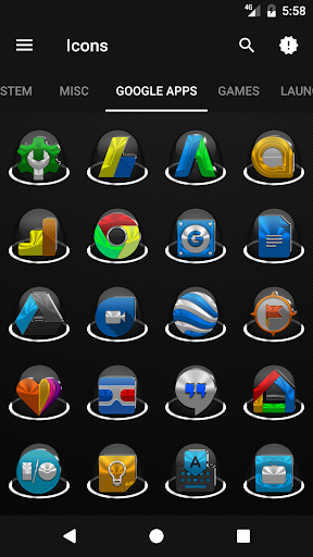 Sleek Icon Pack - Image screenshot of android app