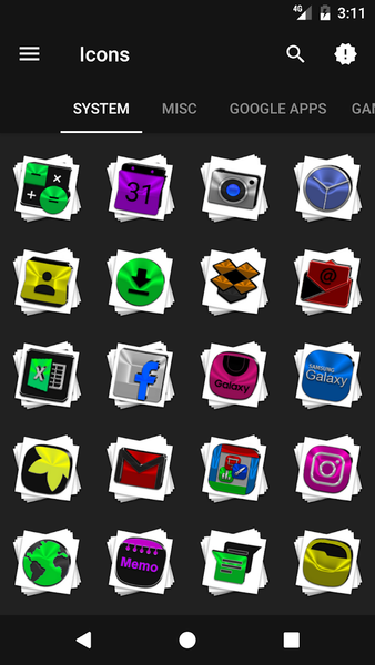 Stacks Icon Pack - Image screenshot of android app