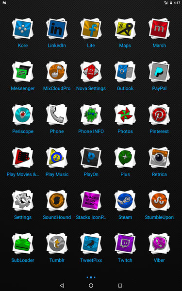 Stacks Icon Pack - Image screenshot of android app