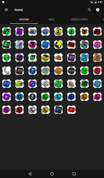 Stacks Icon Pack - Image screenshot of android app