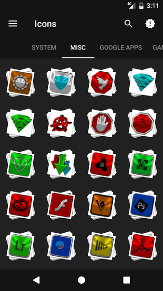 Stacks Icon Pack - Image screenshot of android app