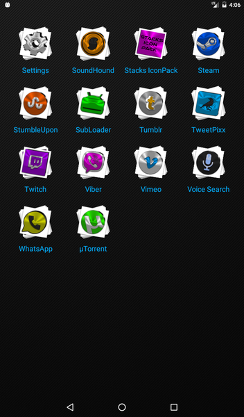 Stacks Icon Pack - Image screenshot of android app