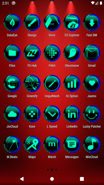 Teal Icon Pack Style 7 - Image screenshot of android app