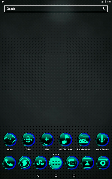 Teal Icon Pack Style 7 - Image screenshot of android app