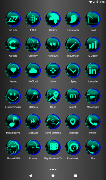 Teal Icon Pack Style 7 - Image screenshot of android app
