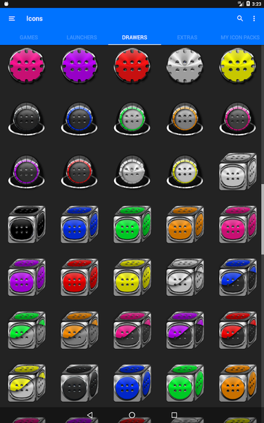 Teal Icon Pack Style 7 - Image screenshot of android app