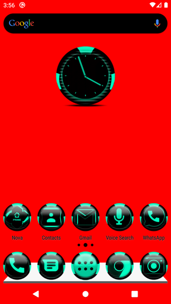 Teal Icon Pack Style 6 - Image screenshot of android app