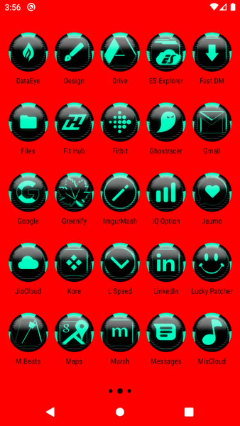 Teal Icon Pack Style 6 - Image screenshot of android app