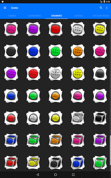 Teal Icon Pack Style 6 - Image screenshot of android app