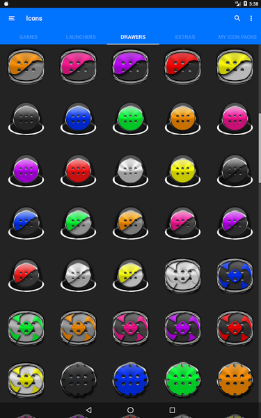 Teal Icon Pack Style 6 - Image screenshot of android app