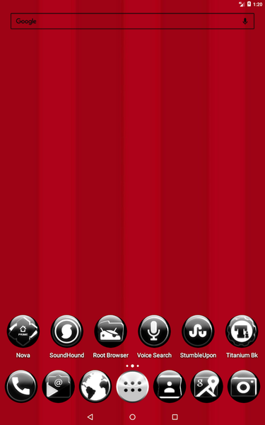 White Glass Orb Icon Pack - عکس برنامه موبایلی اندروید