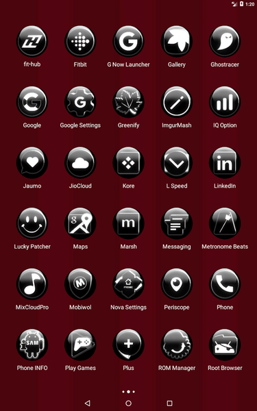 White Glass Orb Icon Pack - عکس برنامه موبایلی اندروید