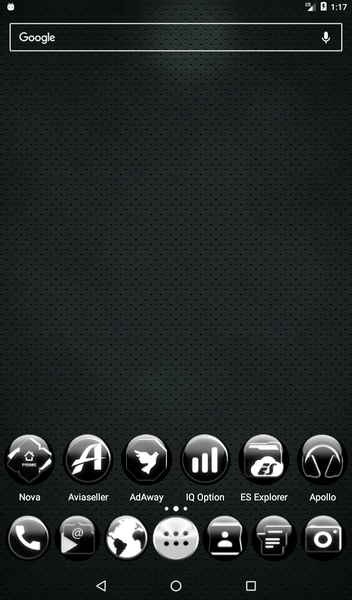 White Glass Orb Icon Pack - عکس برنامه موبایلی اندروید