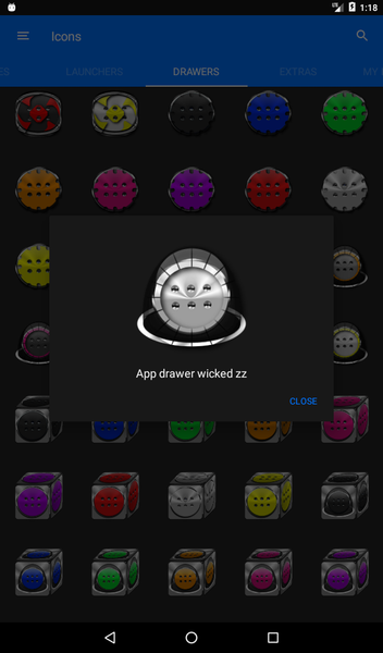 White Glass Orb Icon Pack - عکس برنامه موبایلی اندروید