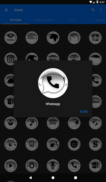 White Icon Pack Style 4 - Image screenshot of android app