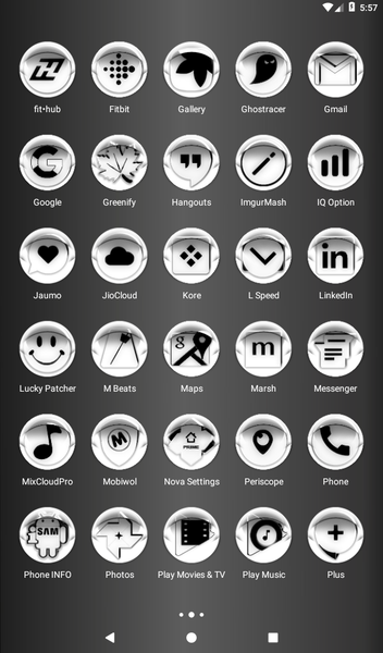 White Icon Pack Style 4 - Image screenshot of android app