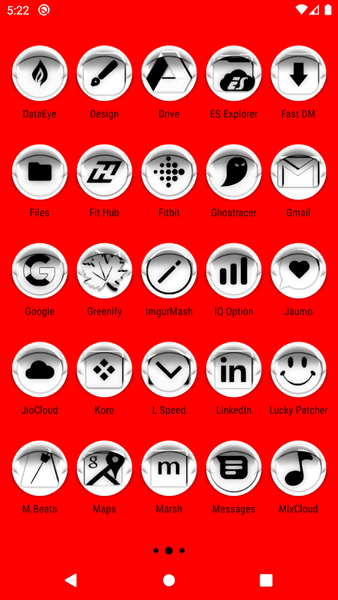 White Icon Pack Style 4 - Image screenshot of android app