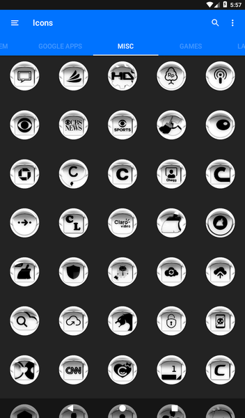 White Icon Pack Style 4 - Image screenshot of android app