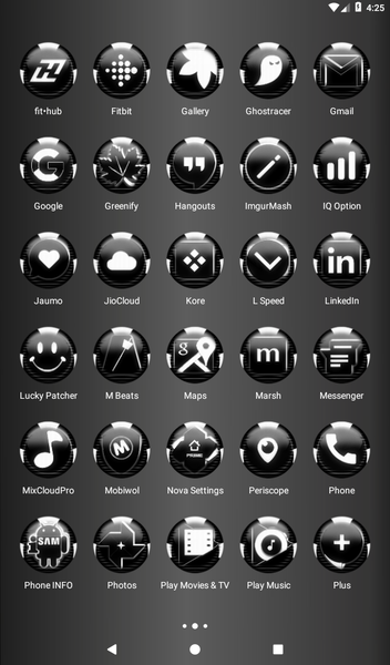 White Icon Pack Style 6 - Image screenshot of android app