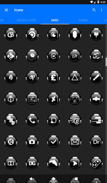 White Icon Pack Style 6 - Image screenshot of android app