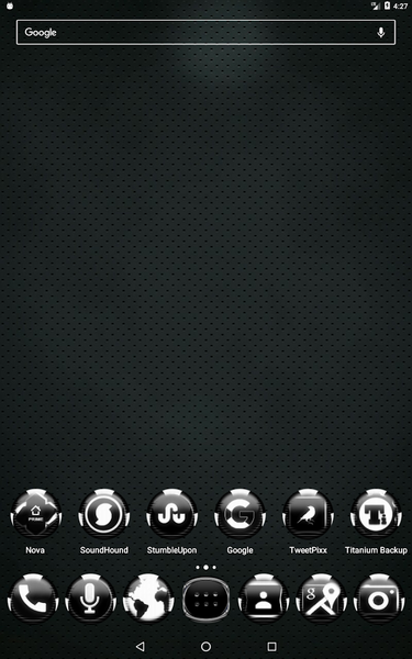 White Icon Pack Style 6 - Image screenshot of android app